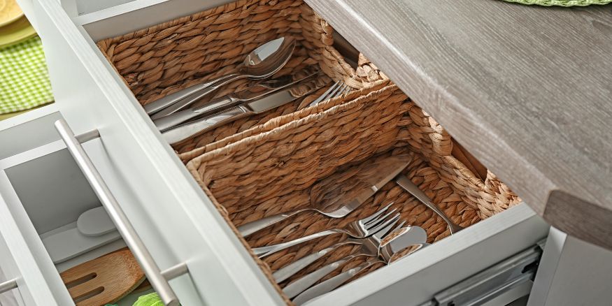 kitchen cabinets organized